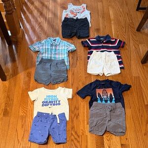 Toddler Boy 18M Summer Bundle– 10 Pieces Shorts & Tees – Polo Ralph Lauren +More